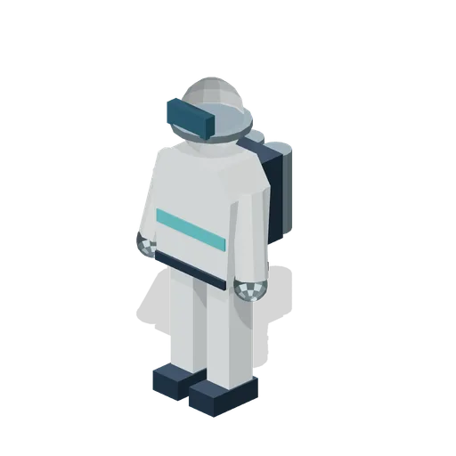 Orbital Field Station: Suited field technician