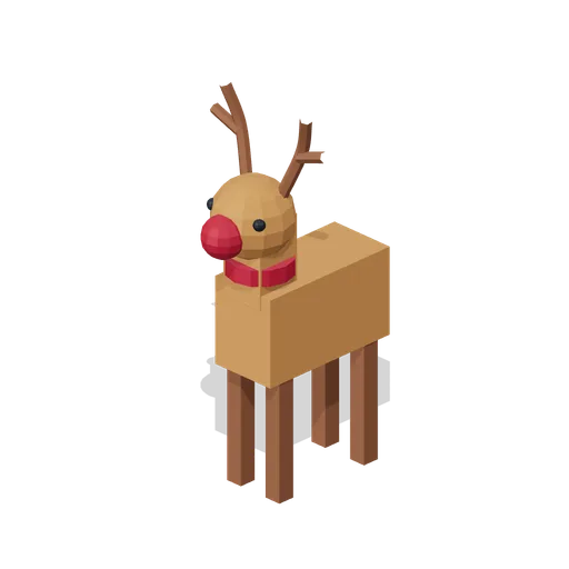 Woodland reindeer (Christmas Village)