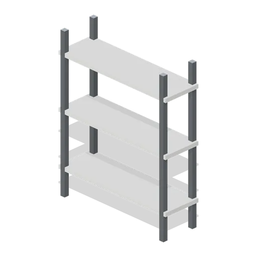 Three-tier helmet display shelf (Motorcycle Racing and Street Bikes)