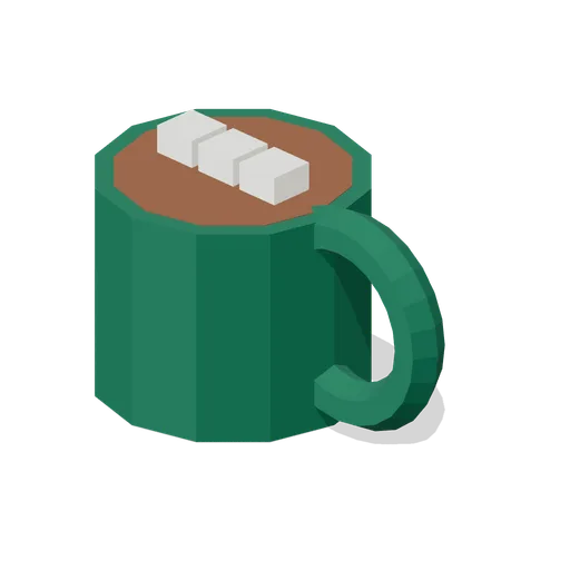 Hot cocoa mug (Christmas Village)