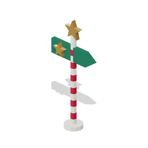 North Pole signpost (Christmas Village)