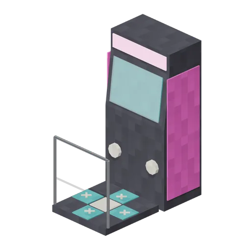 Dance Pad Cabinet (Retro Arcade and Mall 1989)