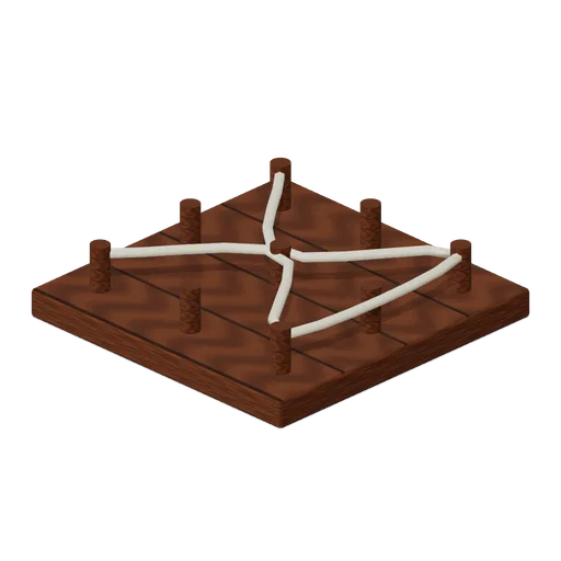 Knotting Peg Board (Primitive Crafting Workshop)