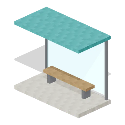 Bus Shelter (Retro Arcade and Mall 1989)