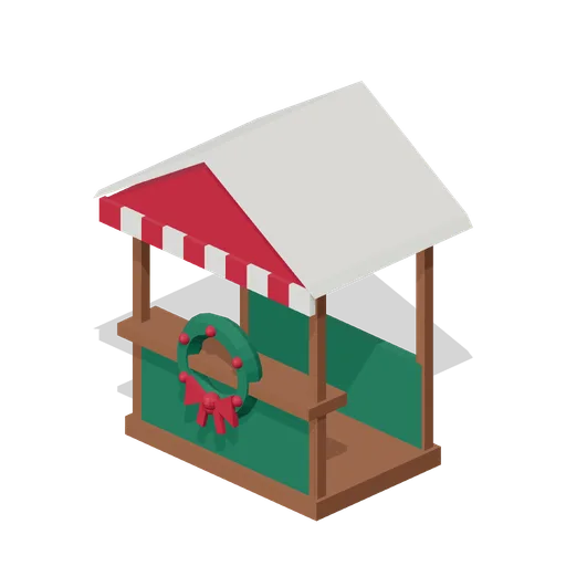 Christmas market stall (Christmas Village)