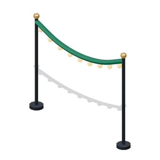 Freestanding light garland (Christmas Village)