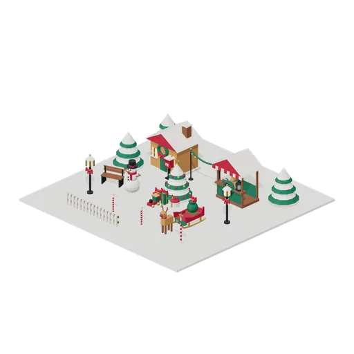 Christmas village square (Christmas Village)