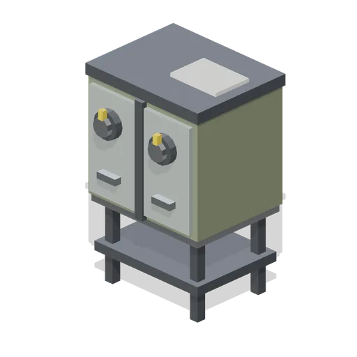 Two-lock authenticator safe (Cold War Missile Silo and Command Bunker)