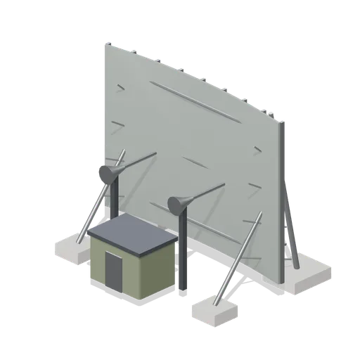 Tropospheric scatter billboard antenna (Cold War Missile Silo and Command Bunker)