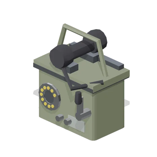 Rotary field telephone (Cold War Missile Silo and Command Bunker)