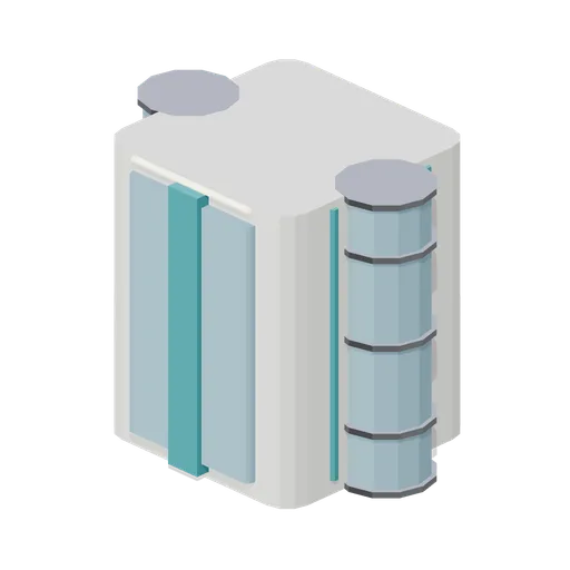 Service Core Shaft Section (Arcology Towers and Skyways)
