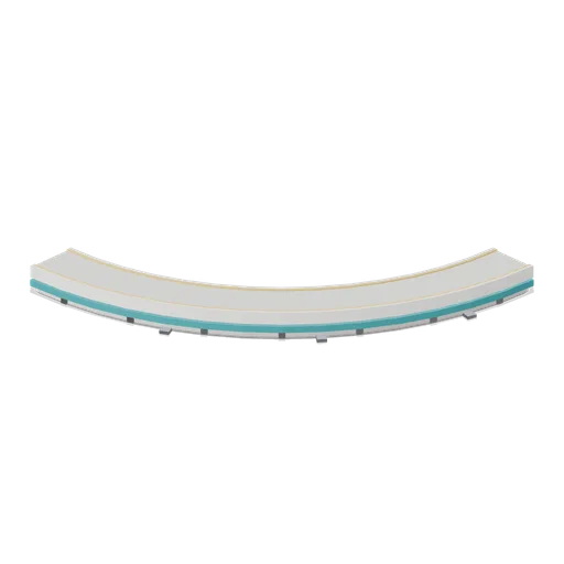 Maglev Guideway Quarter Curve (Arcology Towers and Skyways)