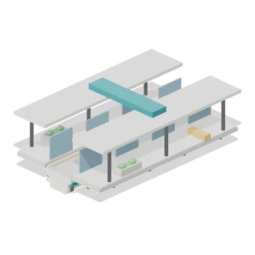 Maglev Station Platform Pod (Arcology Towers and Skyways)