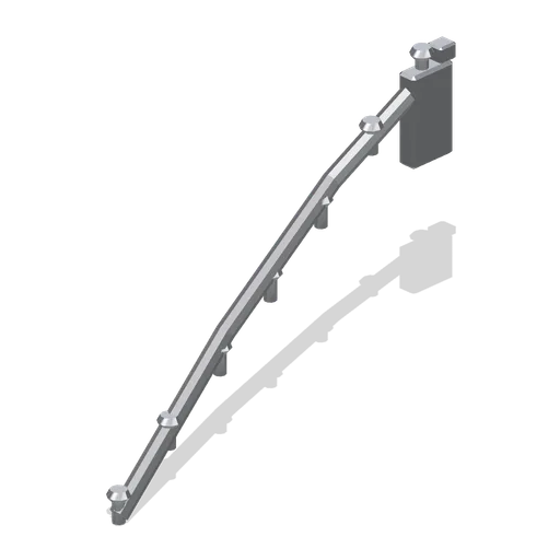 Slatwall waterfall arm (Retail Store Fixtures and Mall)