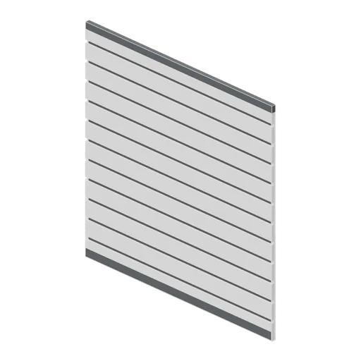 Slatwall panel 1.2 by 1.2 m (Retail Store Fixtures and Mall)