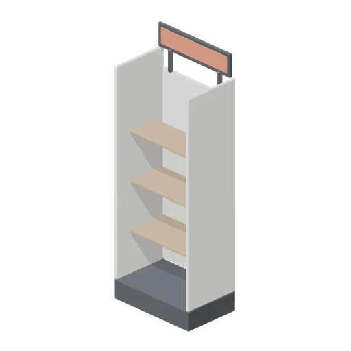Gondola endcap unit (Retail Store Fixtures and Mall)