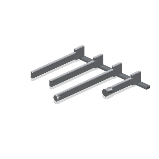 Display arm bracket set (Retail Store Fixtures and Mall)