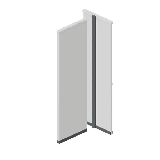Fitting room corner module (Retail Store Fixtures and Mall)