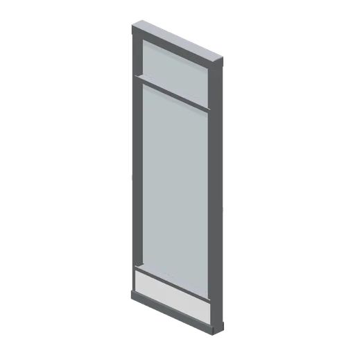 Shopfront glazed module 1.2 m (Retail Store Fixtures and Mall)