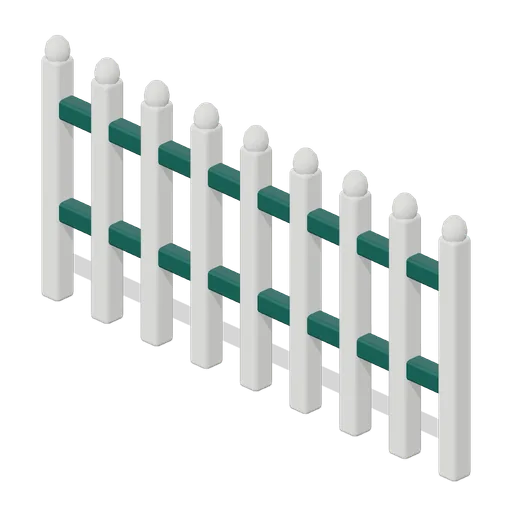 Village fence section (Christmas Storybook)