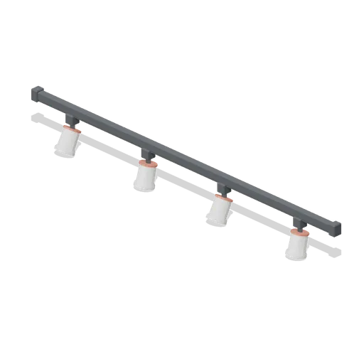 Ceiling track lighting bar (Retail Store Fixtures and Mall)
