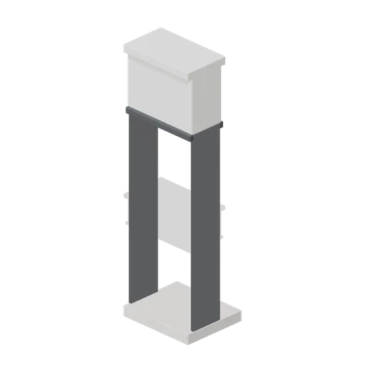 Mall unit shell module 1.2 m (Retail Store Fixtures and Mall)