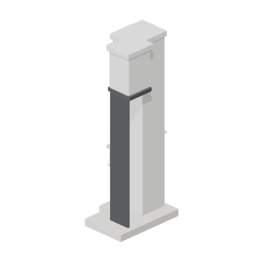 Mall unit shell corner (Retail Store Fixtures and Mall)