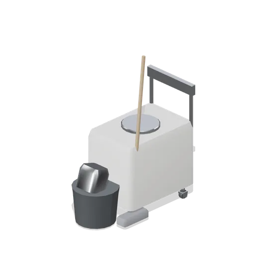 Concourse cleaning trolley (Retail Store Fixtures and Mall)