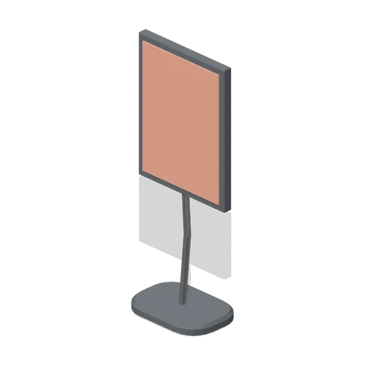 Concourse floor-standing sign (Retail Store Fixtures and Mall)