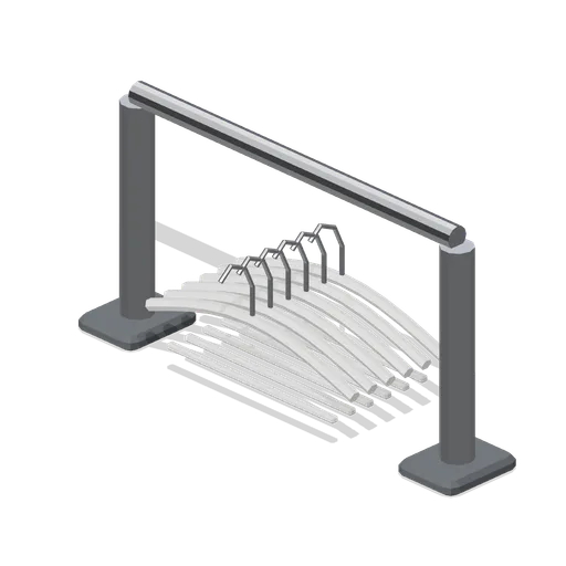 Display hanger set (Retail Store Fixtures and Mall)