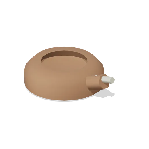 Clay Oil Lamp (Primitive Crafting Workshop)