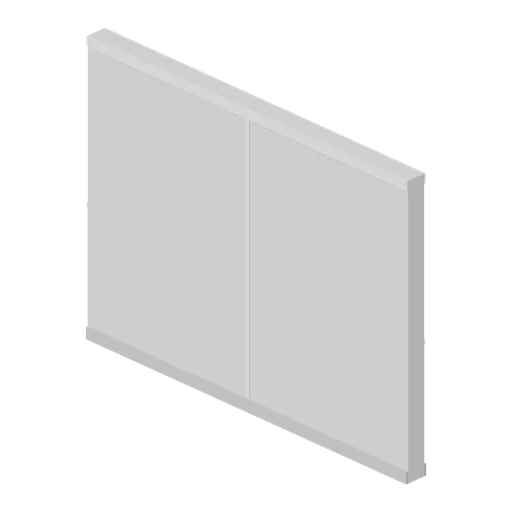 Greybox solid wall 4 m (Modular Greybox Architecture Kit)