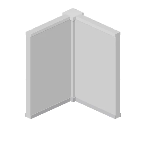 Greybox wall outer corner pilaster (Modular Greybox Architecture Kit)