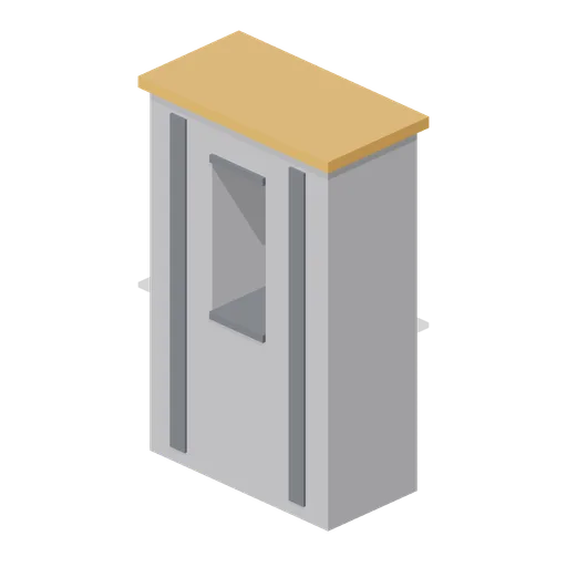 Greybox full cover block with firing slot (Modular Greybox Architecture Kit)