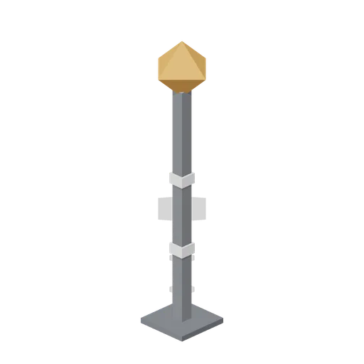 Greybox objective marker post (Modular Greybox Architecture Kit)