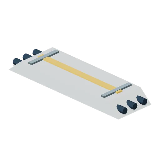 Orbital Field Station: Protected cable crossing
