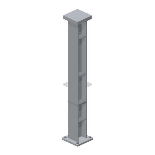 Greybox I-beam column 3 m (Modular Greybox Architecture Kit)