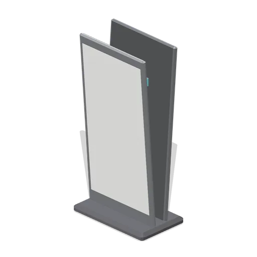 Floor standing promotional stand (Fast Food Counter and Drive-Thru)