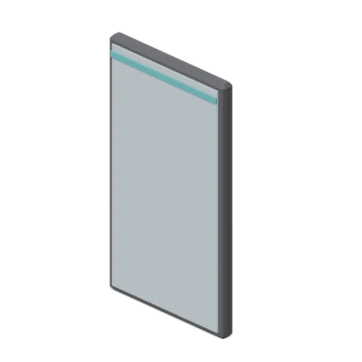 Wall order board, portrait (Fast Food Counter and Drive-Thru)