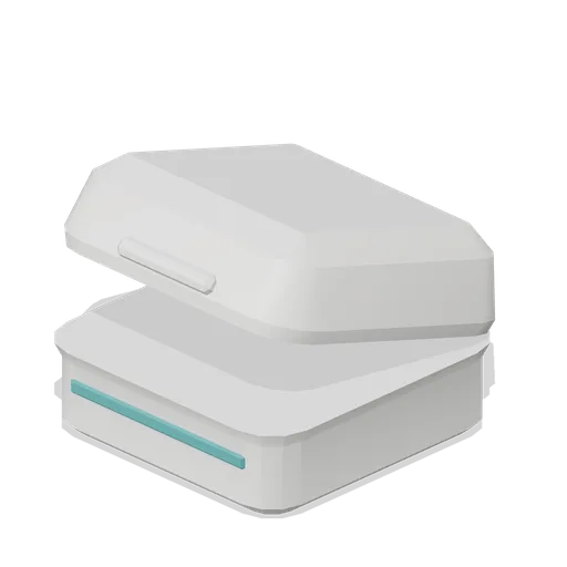 Burger clamshell box (Fast Food Counter and Drive-Thru)