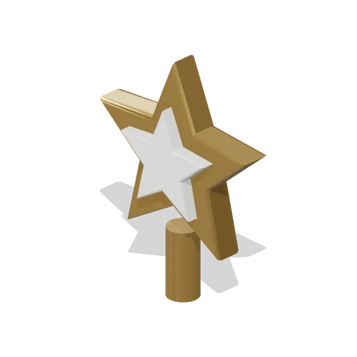 Layered tree star (Christmas Storybook)