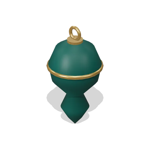 Turned finial ornament (Christmas Storybook)