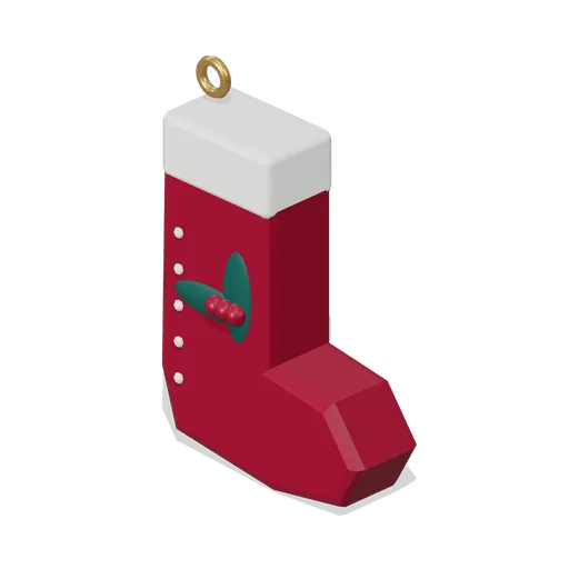 Holly Christmas stocking (Christmas Storybook)