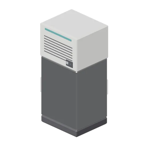 Ice machine, bin door open (Fast Food Counter and Drive-Thru)