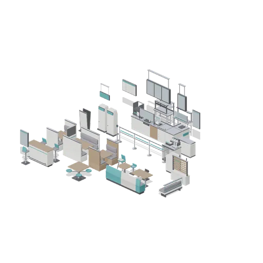Quick-service customer side (Fast Food Counter and Drive-Thru)