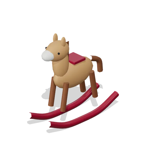 Wooden rocking horse (Christmas Storybook)