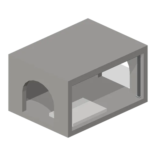 Widened chamber cutaway review section (Underground Mine and Shaft Works)