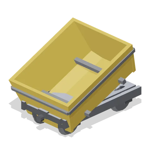 Side tipping ore cart (Underground Mine and Shaft Works)