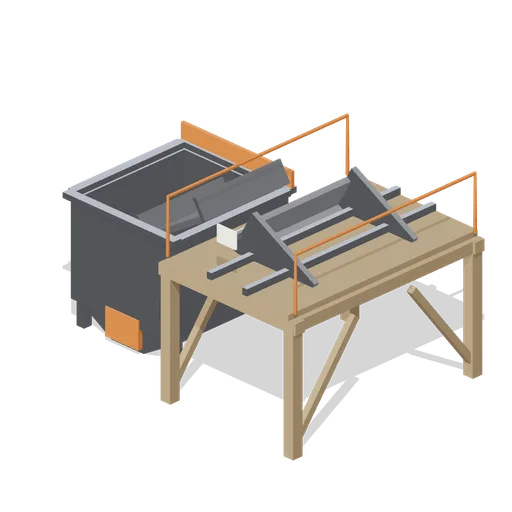 Mine car tipple (Underground Mine and Shaft Works)
