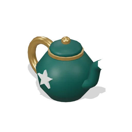 Evergreen Christmas teapot (Christmas Storybook)